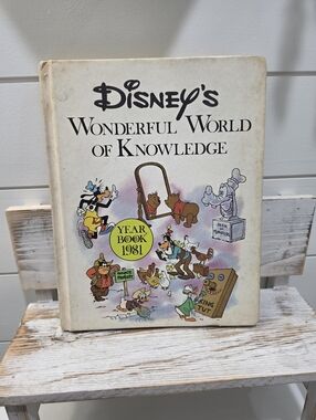 1981 Disney Wonderful World Of Knowledge Book